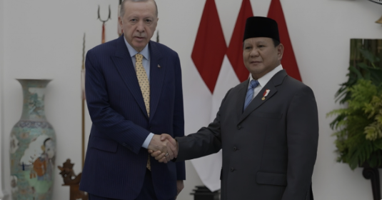 Prabowo dan Erdogan Sepakat RI-Turki Tolak Relokasi Warga Gaza
